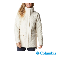 Columbia 哥倫比亞 官方旗艦 女款- Omni-Shield 防潑內刷毛外套-米白(UWR88540BG / 2022年秋冬)