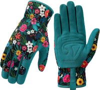 Gardening Gloves for Women Breathable leather Garden Gloves with Grip Thorn-Proof Puncture-Resistant