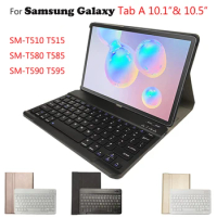 Wireless Bluetooth Keyboard Case For Samsung Galaxy Tab A A6 10.1 2016 2019 T510 T515 T580 T585 10.5 2018 T590 T595 Cover Funda