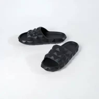 Sandal VALENTINO ROCKSTUD RUBBER BLACK SLIDE 100% ORIGINAL 45