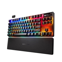 SteelSeries Apex Pro TKL 無線 Gen3 機械式鍵盤 OLED 智慧顯示器 黑色 64871 (V073) 
