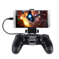 Smart Phone Clip Clamp Stand PS4 Bracket Accessories for Game 4/Slim/Pro Hand Shank 4 Controller Holder Joystick PS4 Mount