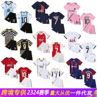 เด็กอาร์เจนตินา No.10 Messi No.7 Ronaldo เสื้อฟุตบอล, ชุดฝึกอนุบาล, ชุดกีฬา, สำหรับเด็กผู้ชาย, ขายส่