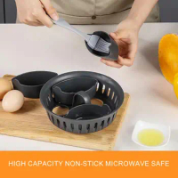 Multi-functional Egg Cooker High Capacity 2-in-1 Egg Steamer Cooking Mold for Tm5 Tm6 Kitchen Supplies Microwave Safe for Easy