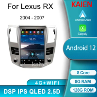 KAIEN For Lexus RX RX300 RX330 RX350 RX400 RX450 2004-2007 Android Auto Navigation GPS Car Radio DVD Multimedia Player Stereo 4G