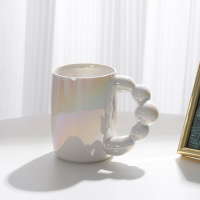 馬克杯輕奢創意葫蘆馬克杯美甲拍照設計辦公室大容量咖啡杯高級絕美杯子【雲木雜貨】