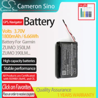 CameronSino Battery for Garmin ZUMO 350LM ZUMO 390LM ZUMO 340LM fits 361-00059-00,GPS Navigator Battery.