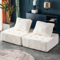 Nordic Lazy Sofa Chair Modern Sofa Stool Leisure Chair Tatami Houndstooth Sofa Chairs Bed Room Furniture Lounge Sofa Chiars