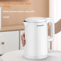 Joyoung Electric Kettle 1.5L Double-layer Anti-scald 304 Stainless Steel Inner Tank Portable Fast-boiling Small Hot Water Kettle