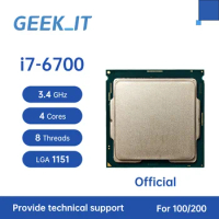 Core i7-6700 SR2L2 3.4GHz 4-Cores 8-Threads 8MB 65W LGA1151 i7 6700