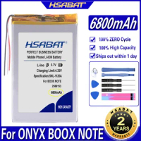 HSABAT BOOX NOTE 6800mAh Battery for ONYX BOOX NOTE,PRO,NOTE+ e-Book Li-po Rechargeable Accumulator Pack Batteries