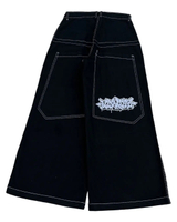 Y2K Cross-Border Aliexpress JNCO Mens Embroidered Jeans hiphop Hip Hop European and American Style R