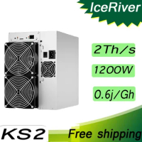 New IceRiver KS2 2T/S 1200W With PSU KAS Miner Kaspa Mining Asic High Profitable KAS Mute Miner Better Than KS0/KS1