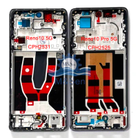 Original AMOLED For Oppo Reno10 5G CPH2531 LCD Screen Display+Touch Frame For Oppo Reno 10 Pro CPH2525 /10 Pro Chia PHV110