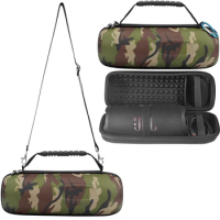 Newest EVA Hard Carrying Outdoor Travel Cases Bags for JBL Charge 5 Wireless Bluetooth Speaker Cases (With Belt)