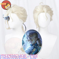 Identity V Phantom Sail Composer Cosplay Wig Game Identity V Frederick Kreiburg Wig Phantom Sail Cosplay Gold Wig CoCos