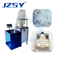 JZSY Automatic duck and goose feather down jacket stuffing equipment/feather pillow filling machine