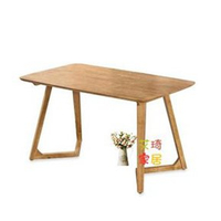 餐桌 北歐實木餐桌椅組合原木色長方形橡木日式環保小戶型餐桌椅飯桌子T  交換禮物全館免運