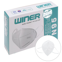 Khẩu trang y tế Winer N95 4 lớp màu trắng