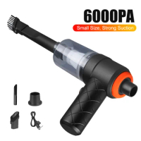 Portable Car Vacuum Cleaner 6000PA 120W Mini Wireless Cleaner Handheld Auto Vacuums Home &amp; Car Dual Use Vacuum Cleaners