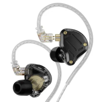 KZ ZS10 Pro 2 HIFI in Ear Metal Earphone Bass Earbud 4-Level Tuning Switch Headphone 2PIN Cable ZAS ZSNPRO AS16PRO ZS10PRO2
