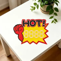 OEM RB-C1625 Label Harga Pop Card Set 10PCS Kertas Harga Promo / Pop Card Price Tag Kartu Promosi Sa