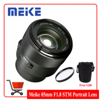 Meike 85mm F1.8 Auto Focus Medium Telephoto STM Full Frame Portrait Lens for Nikon Z Canon Fujifilm X Sony E Mount Cameras