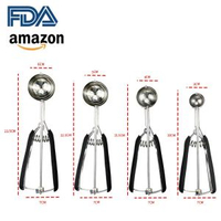 現貨304不鏽鋼雪糕勺 曲奇勺冰激凌挖球器冰淇淋勺 生果勺甜品勺