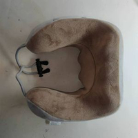 U型護頸按摩枕靠墊車用多功能頸椎按摩器電動頸部按摩儀