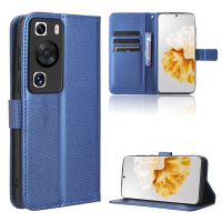 Tương thích Ốp Lật Cho Huawei P60, Ốp Chân Đế Giá Đỡ Điện Thoại, Ốp Huawei P60 Pro, Ốp Lưng Da PU Dạ