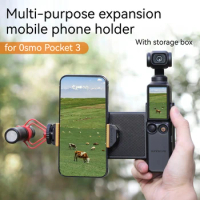 For DJI Osmo Pocket 3 Expansion Phone Holder Adapter Protective Case Multi-Purpose New Accessory Expansion Adapter Protective