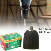 10mm Kepala Bor Keyless Drill Chuck Self-Tighten Drill Chuck Untuk Kepala Bor Cordless