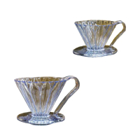 【CAFEC】日本三洋 花瓣樹脂濾杯組合 Tritan咖啡壺(V02 2-4人份 750ml Tritan下壺 手沖咖啡 濾杯 日本製)