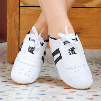Taekwondo Shoes White Men's Sneaker Women Breathable Kung Fu Wushu Shoes Taichi Karate Martial Arts Sneakers Kids Taekwondo Shoe
