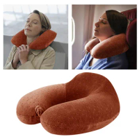 Memory Foam Travel Pillow Neck Pillow For Sleeping Chin In Any Sitting Position | Travel Accessory Pillowcase for Kids