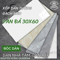 Giảm giá Tấm Xốp Dán Tường Giả Gạch Men PVC 30x60 Có Sẵn Keo - Lựa Chọn Tinh Tế Cho Không Gian Sống 