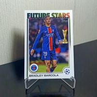 Bradley Barcola, Future Star,Paris Saint Germain, Topps Soccer Card