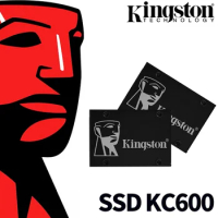 Kingston KC600 SSD 512GB 256GB 1TB 2TB 2.5 Inch Sata Iii Hdd Hard Disk HD SSD Notebook PC 1024GB Internal Solid State Drive