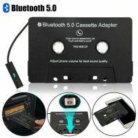 Dropship Universal CD tape mp3 player Audio Car Cassette Tape Adapter Converter 3.5 MM For lphone android smart phone MP3 AUX