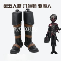 Anime Aesop Carl Identity V Cosplay Shoes Comic Halloween Carnival Cosplay Costume Prop Cosplay Men Boots Cos Cosplay