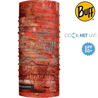 Buff 西班牙魔術頭巾 Coolnet 抗UV頭巾/防曬頭巾 120100-404 國家地理授權 鐵鏽游牧