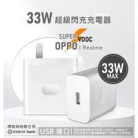 【嚴選外框】 原廠品質 OPPO 33W SuperVOOC 超級閃充 充電器 USB 單孔 快充頭 插頭 充電頭