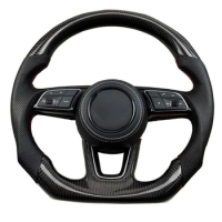 For Audi A3A4LA6A7 modified and upgraded the original flat bottom with the old model and changed the new steering wheel
