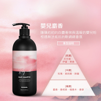 (任選)【BANANAL】胺基酸香氛洗髮精500ml 嬰兒麝香