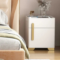 Smart Nightstands Table Mobiles Chest Drawers Bedroom Bedside Cabinet Storage Nightstands Luxury Muebles Furniture Bedroom