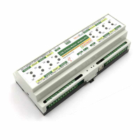 Denkovi USB 繼電器模塊 12VDC 16 Relay Module ModBus RTU Timers DIN Rail Box [2美國直購]