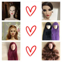 30cm fashion royalty beautiful poppy parker FR doll head Fashion license quality doll girls Dressing DIY toy parts