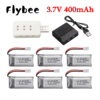 3.7V 400mAh Lipo Battery with charger For H107 H31 KY101 E33C E33 U816A V252 H6C RC Drone helicopter Parts 3.7v Battery