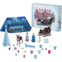 Mattel Disney Frozen 安娜 & 艾莎 小公仔聖誕倒數月曆｜Frozen Advent Calendar 2025｜24 格驚喜 玩具套裝