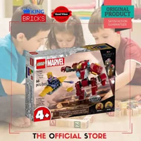 LEGO Original MARVEL SUPER HEROES 76263 Iron Man Hulkbuster vs Thanos - Mainan Anak Superhero Kreati